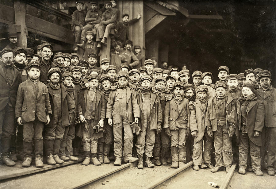 Portrait Photograph - Hine Child Labor, 1911 #14 by Granger