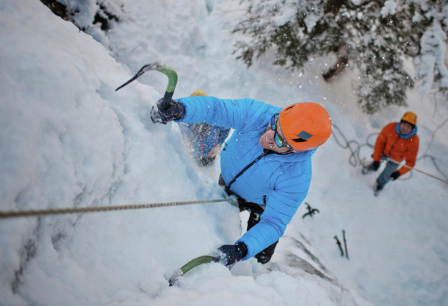Sports Photograph - Ice Climbing #14 by Christopher Kimmel