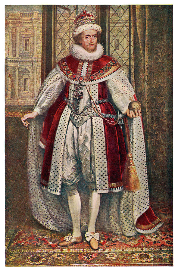 James I Of England James Vi Of Scotland Drawing by Mary Evans Picture ...