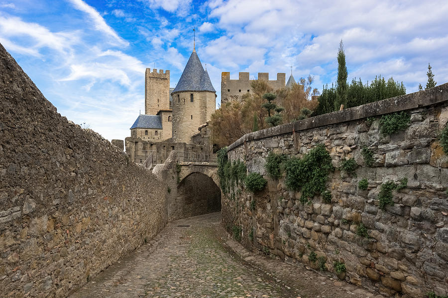 Medieval city of Carcassonne in France #9 Photograph by Marek Poplawski