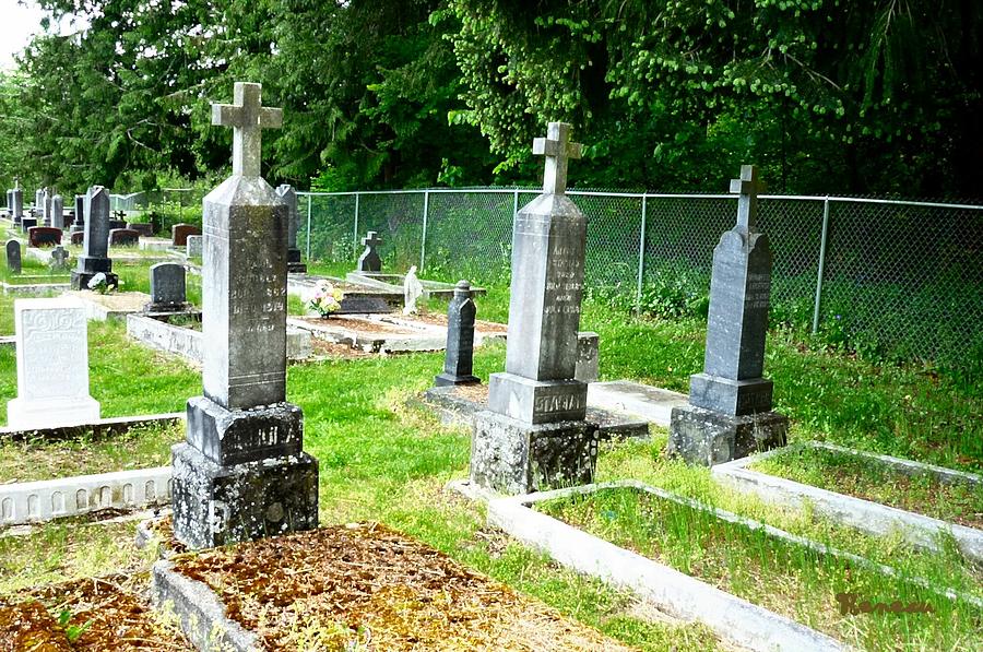 8 - Wilkeson Catholic Cemetery Photograph by A L Sadie Reneau