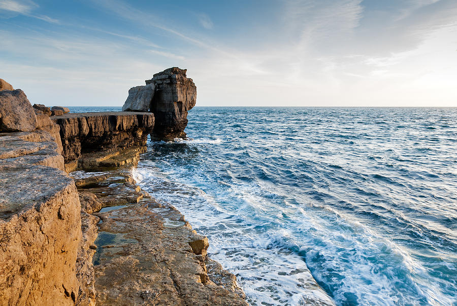 Portland Bill Seascapes Photograph by Ian Middleton