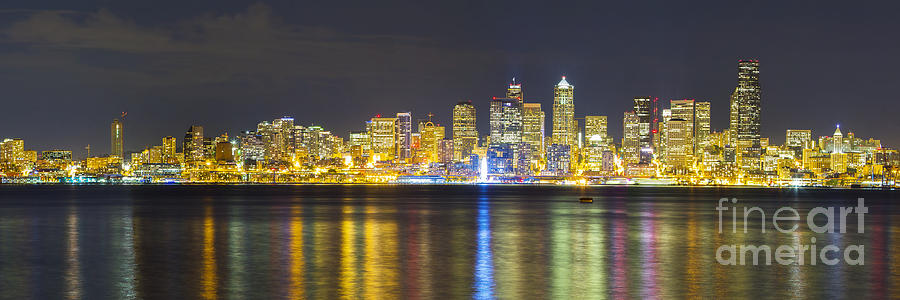 Seattle Photograph - Seattle Skyline #14 by Twenty Two North Photography