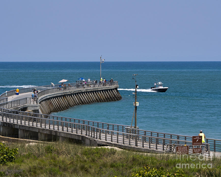 Boat Photograph - Sebastian Inlet State Park in Florida #14 by Allan  Hughes