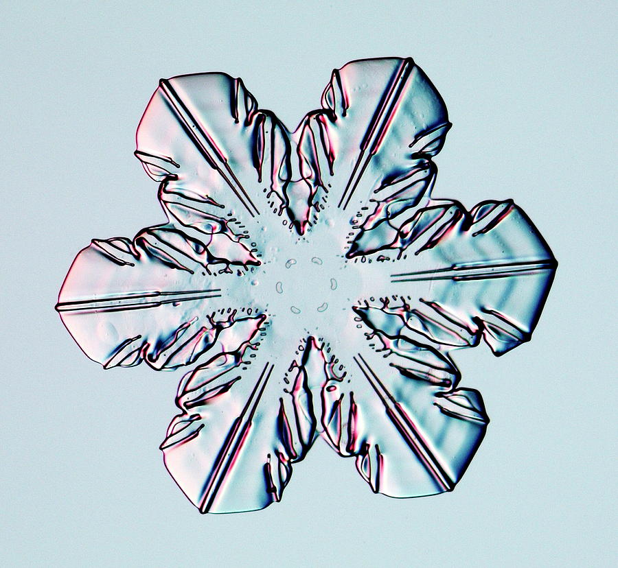 Snowflake #14 Photograph by Kenneth Libbrecht/science Photo Library