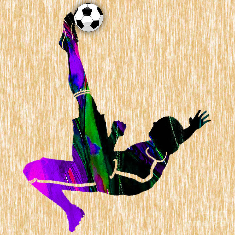 Soccer #14 Mixed Media by Marvin Blaine