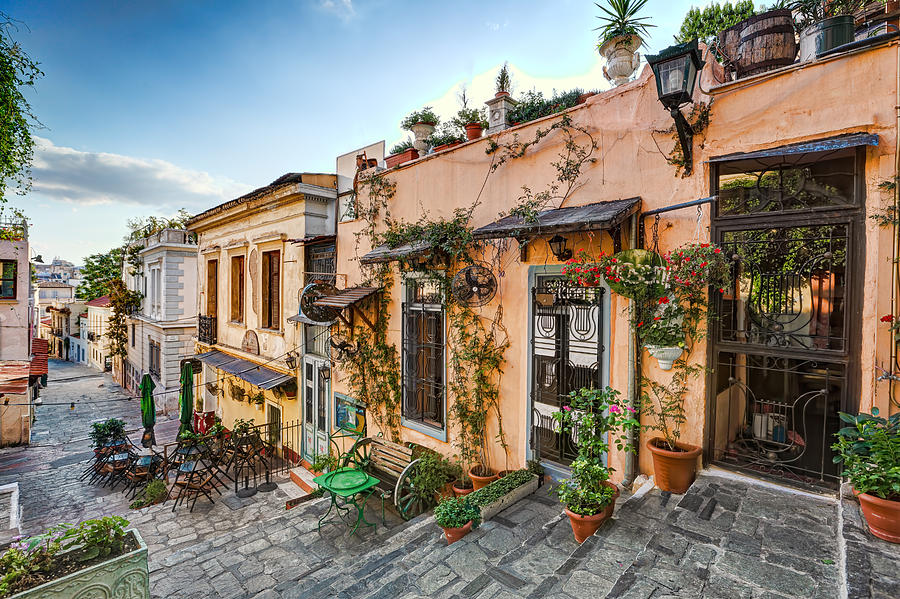 The famous Plaka in Athens - Greece #14 Photograph by Constantinos Iliopoulos