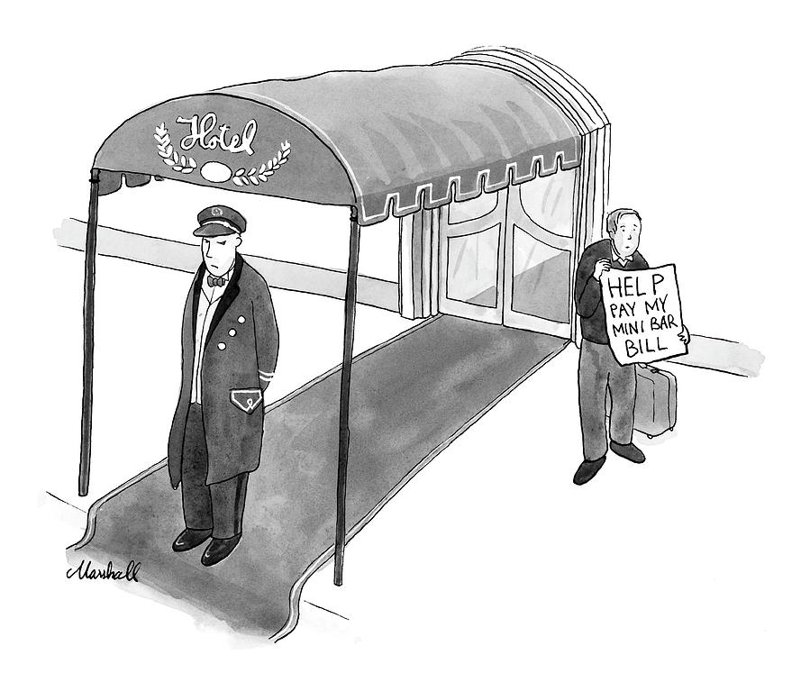 New Yorker February 28th, 2005 Drawing by Marshall Hopkins