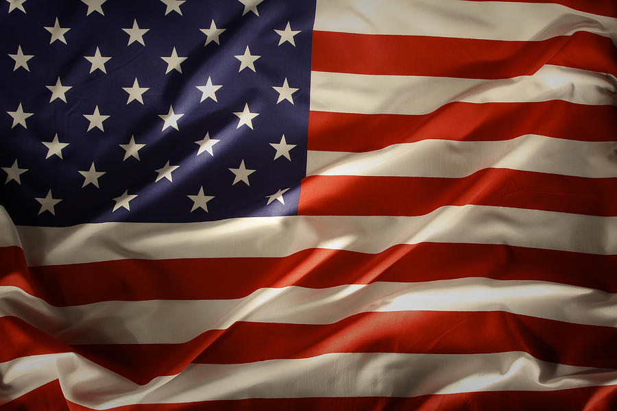 USA flag No.79 Photograph by Les Cunliffe - Pixels