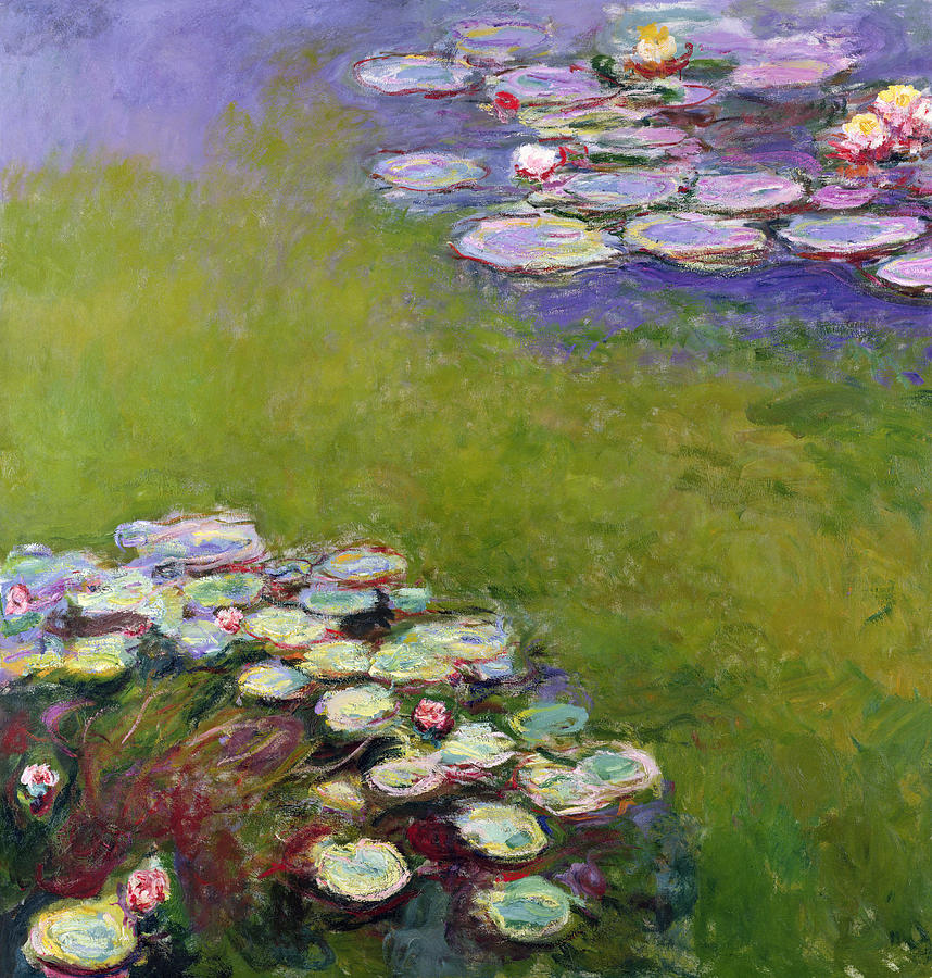 Waterlilies Painting by Claude Monet