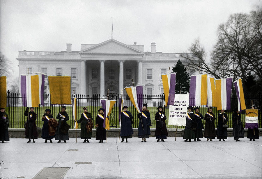 White House Suffragettes #14 Photograph by Granger