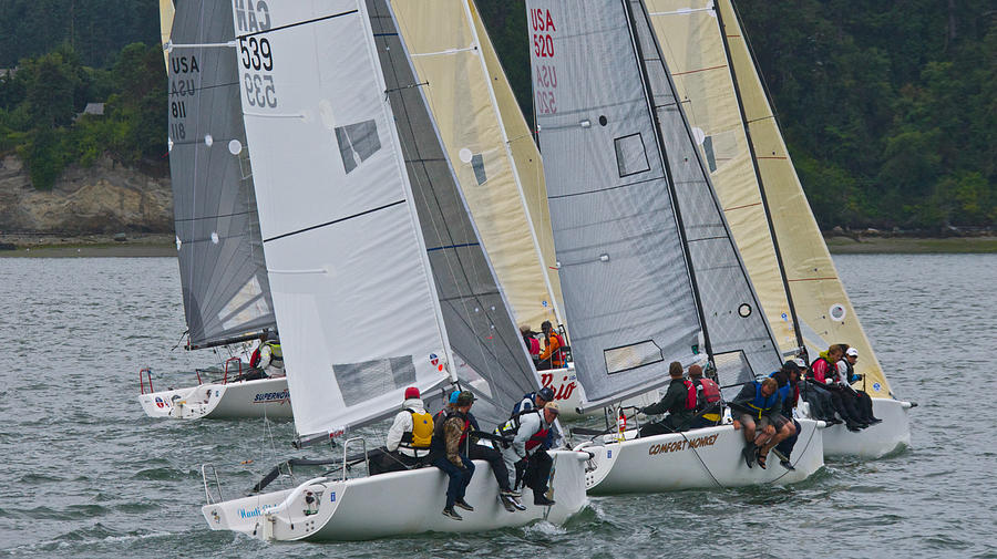 Whidbey Photograph - 2014 Whidbey Island Race Week #1 by Steven Lapkin