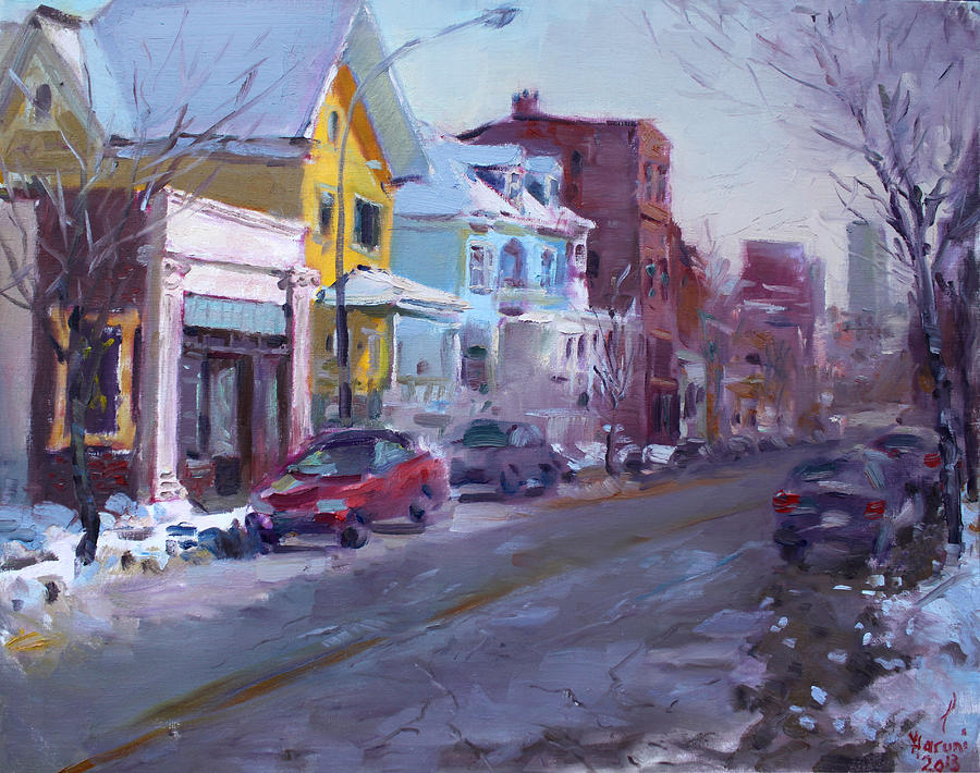 Buffalo Painting - 149 Elmwood Ave SAVOY by Ylli Haruni