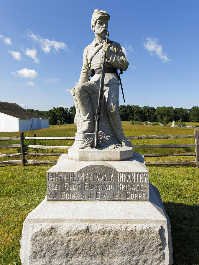 149th Pennsylvania Statue Photograph by Steve Samples - Fine Art America