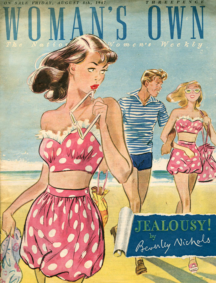 Magazine Cover Photograph - 1940s Uk Womans Own Magazine Cover #15 by The Advertising Archives
