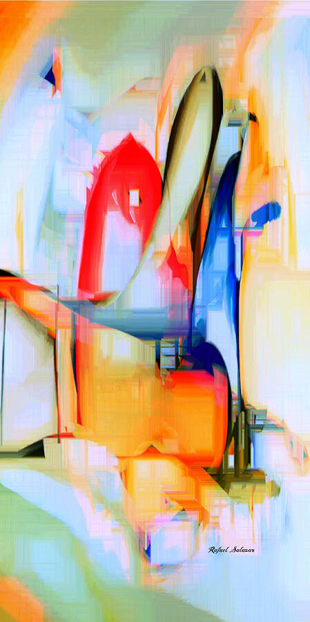 Abstract Series IV #26 Digital Art by Rafael Salazar