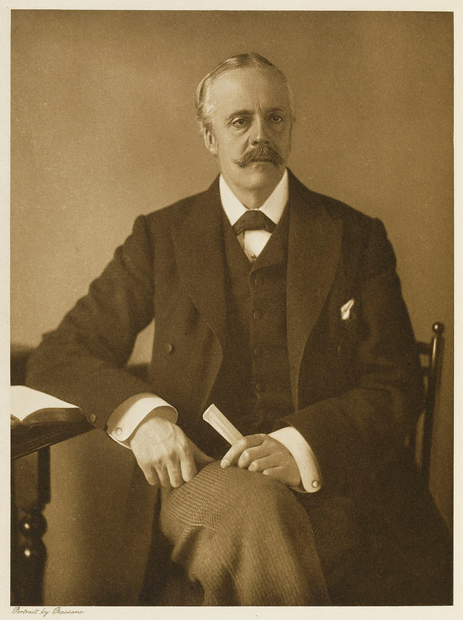 Arthur James Balfour 1st Earl Photograph by Mary Evans Picture Library ...