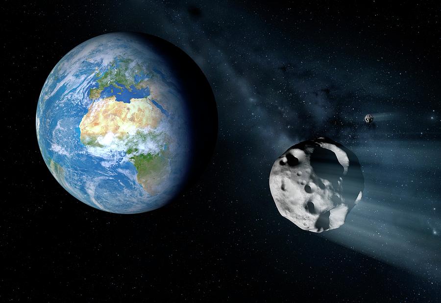 Asteroid Approaching Earth #15 Photograph by Detlev Van Ravenswaay/science Photo Library