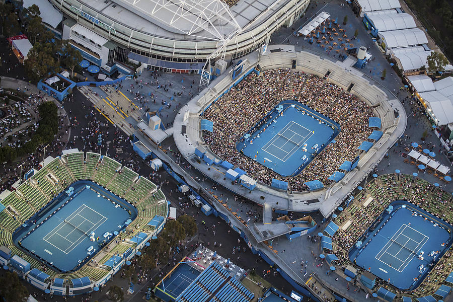 Australian Open Tennis Championships Photograph by Brett Price Fine