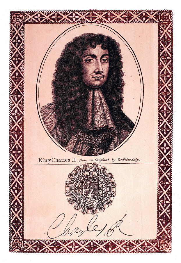 Charles II (1630-1685) #15 Painting by Granger