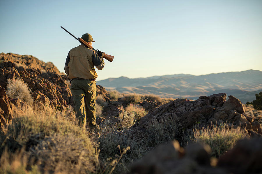 Chukar Hunting In Nevada Photograph by Michael Okimoto Fine Art America