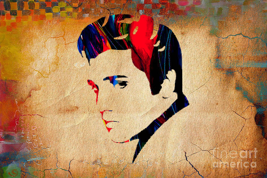 Elvis Presley #15 Mixed Media by Marvin Blaine