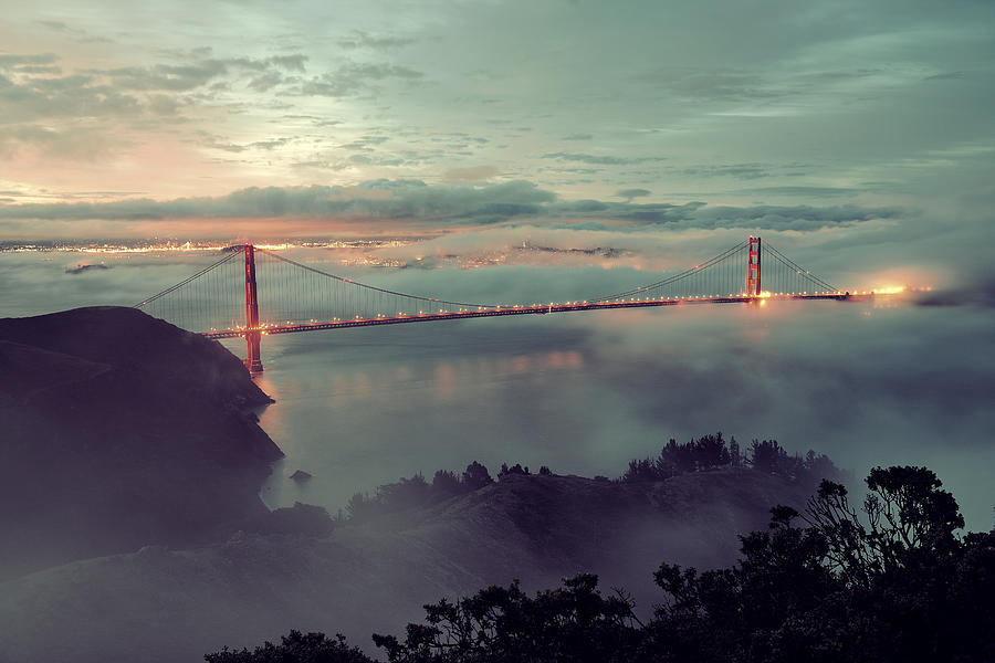 Golden Gate Bridge #15 Photograph by Songquan Deng