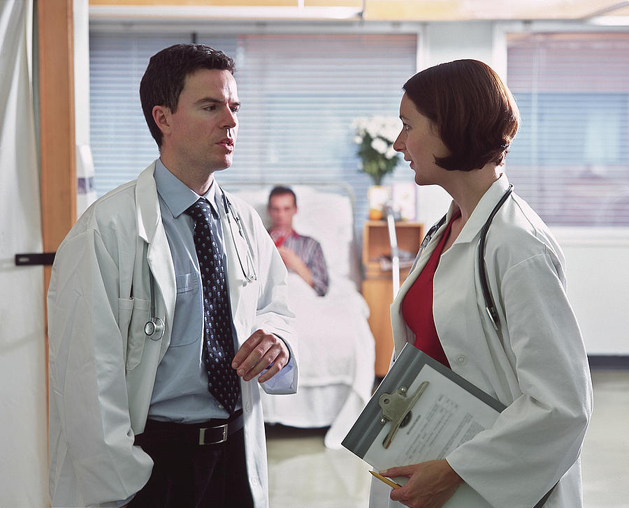 Hospital Doctors Photograph by Mark Thomas/science Photo Library | Fine ...