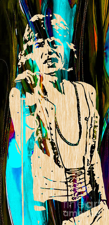 Mick Jagger of The Rolling Stones Painting #15 Mixed Media by Marvin Blaine