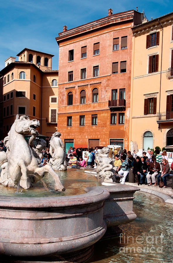 Piazza Navona in Rome #7 Photograph by George Atsametakis