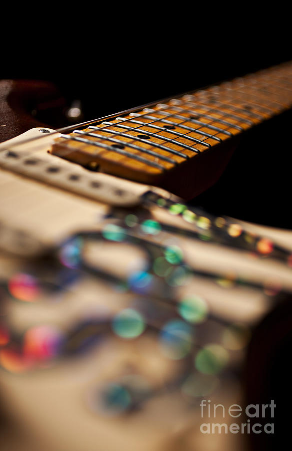 Replica Stevie Ray Vaughn Electric Guitar Artistic #15 Photograph by Jani Bryson