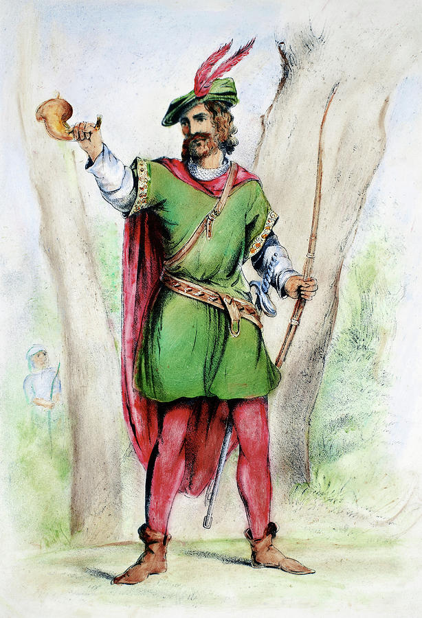 Robin Hood Painting by Granger