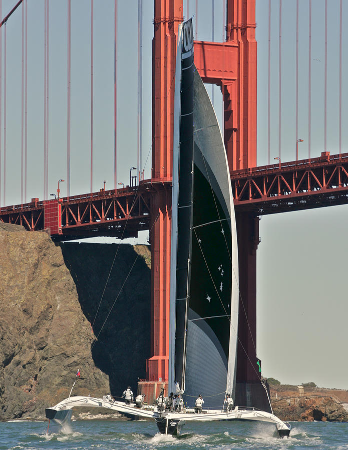 San Francisco Bay Sailing #16 Photograph by Steven Lapkin