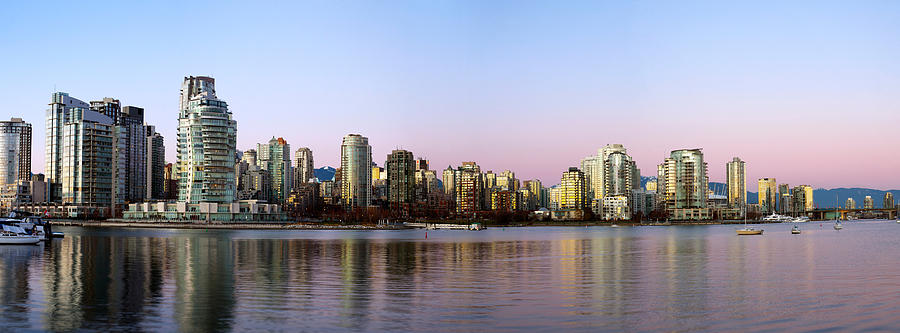 Architecture Photograph - Skyscrapers At The Waterfront #15 by Panoramic Images