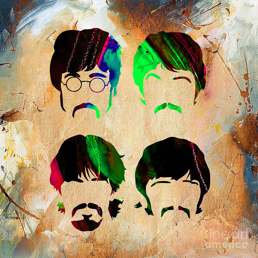 The Beatles Collection #15 Mixed Media by Marvin Blaine