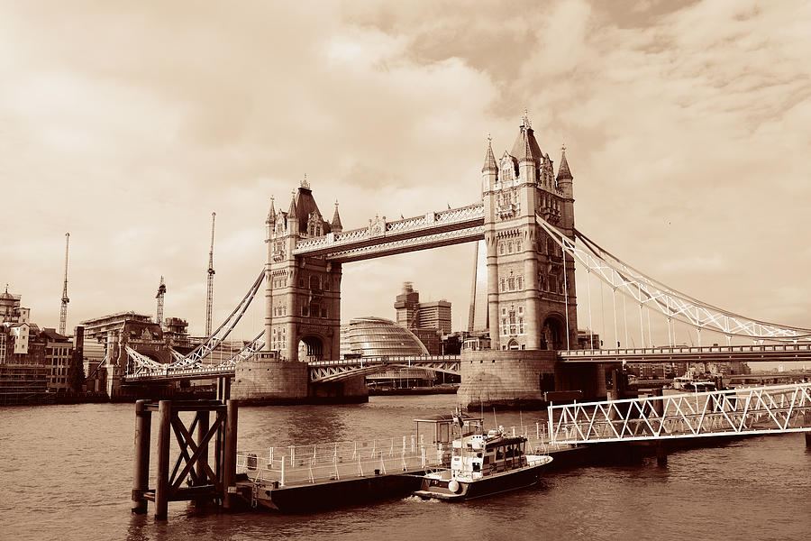Tower Bridge #15 Photograph by Songquan Deng