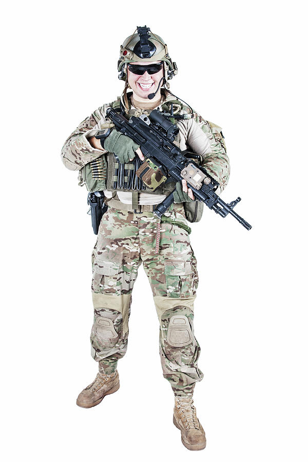 United States Army Ranger With Assault Photograph by Oleg Zabielin - Pixels
