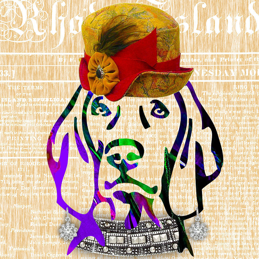 Cool Mixed Media - Weimaraner Collection #15 by Marvin Blaine