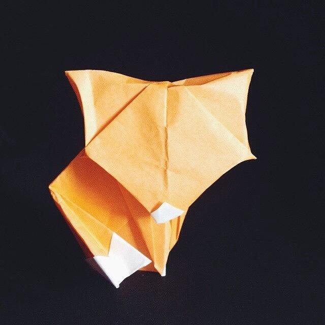 Fox Photograph - 15/356 - Paper Fox #vscocam #origami #15356 by Ross Symons