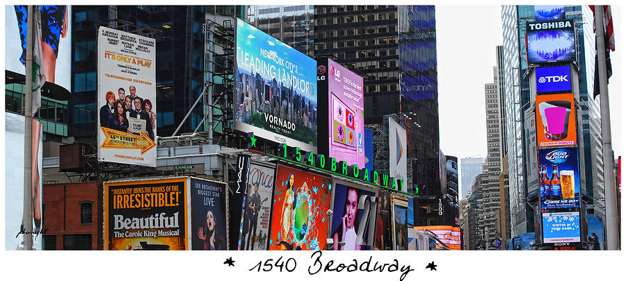 1540 Broadway Photograph by Paulette B Wright
