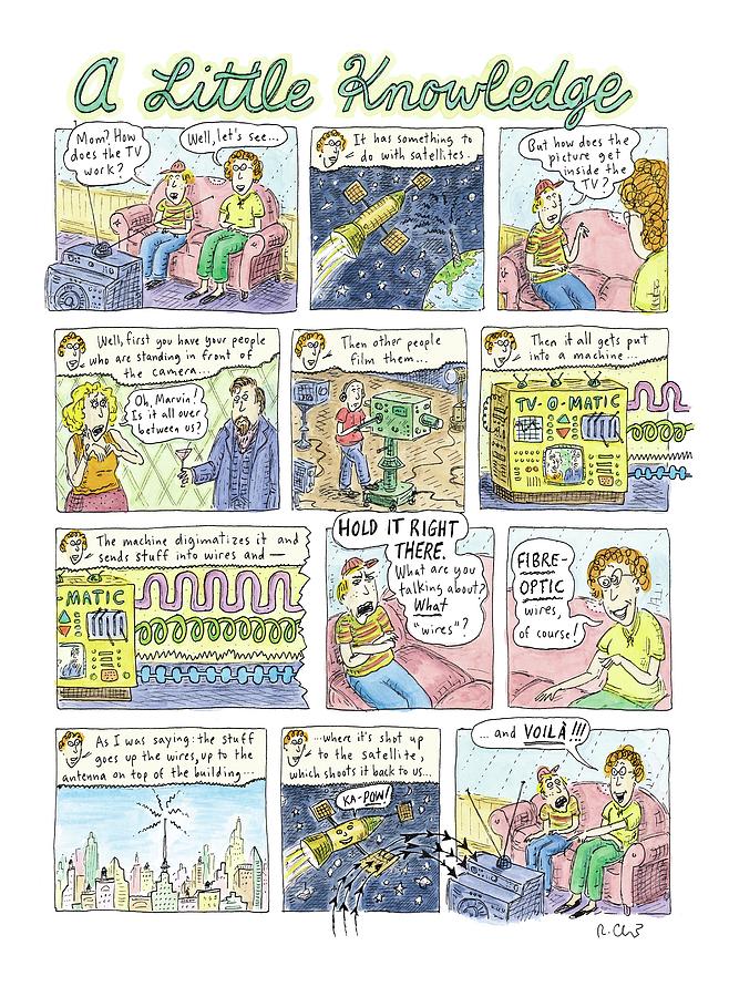 New Yorker February 19th, 2007 Drawing by Roz Chast