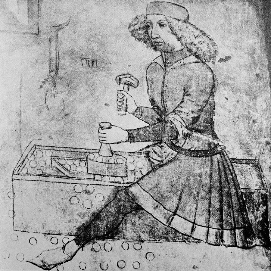 15th Century Coin-making Photograph by Science Photo Library