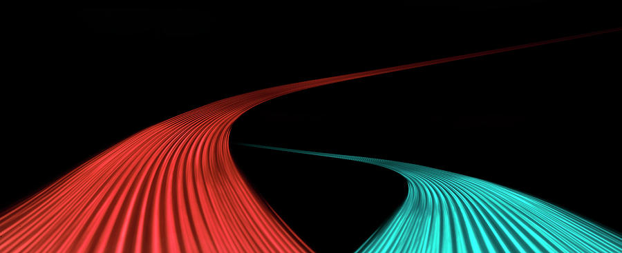Abstract Light And Heat Trails #16 Photograph by John Rensten