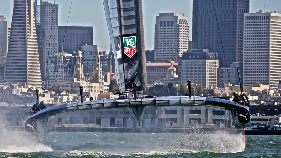 Americas Cup Oracle #10 Photograph by Steven Lapkin