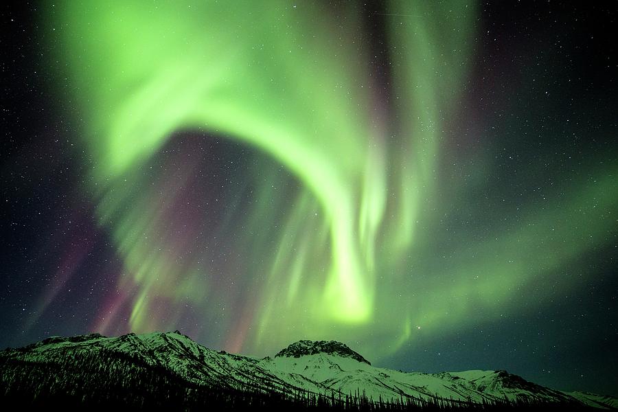 Aurora Borealis In Alaska #16 Photograph by Chris Madeley