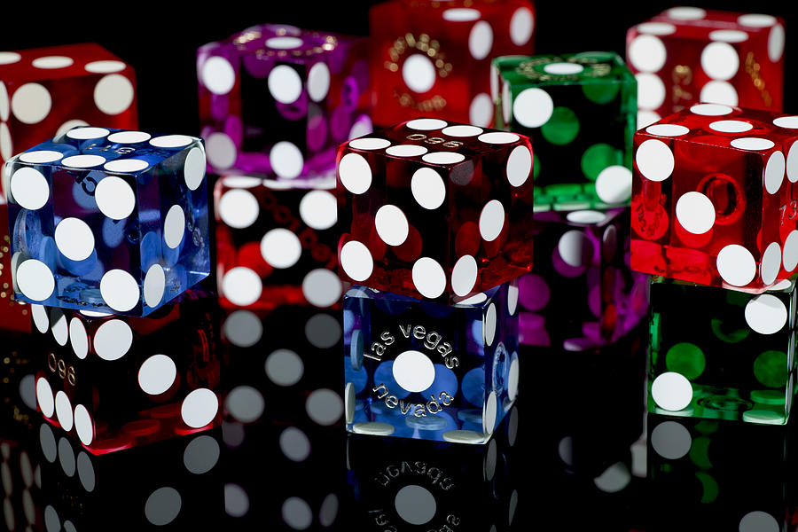 Colorful Dice #16 Photograph by Raul Rodriguez