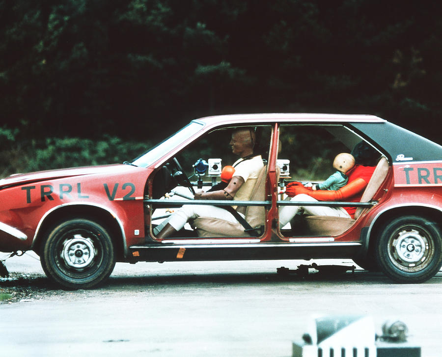 Crash Testing #16 Photograph by Trl Ltd./science Photo Library