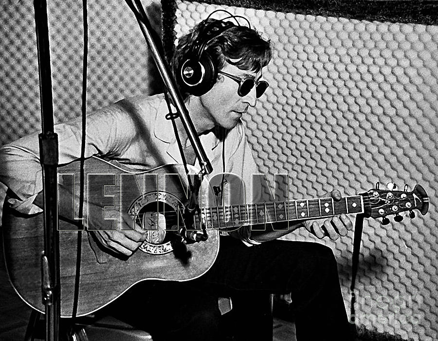 John Lennon #16 Mixed Media by Marvin Blaine