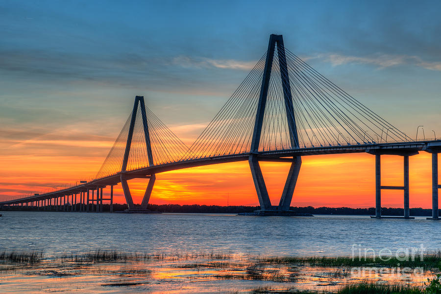 Twilight over Ravenel Photograph by Dale Powell