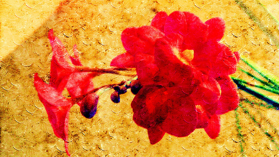 Orchids #16 Painting by Xueyin Chen